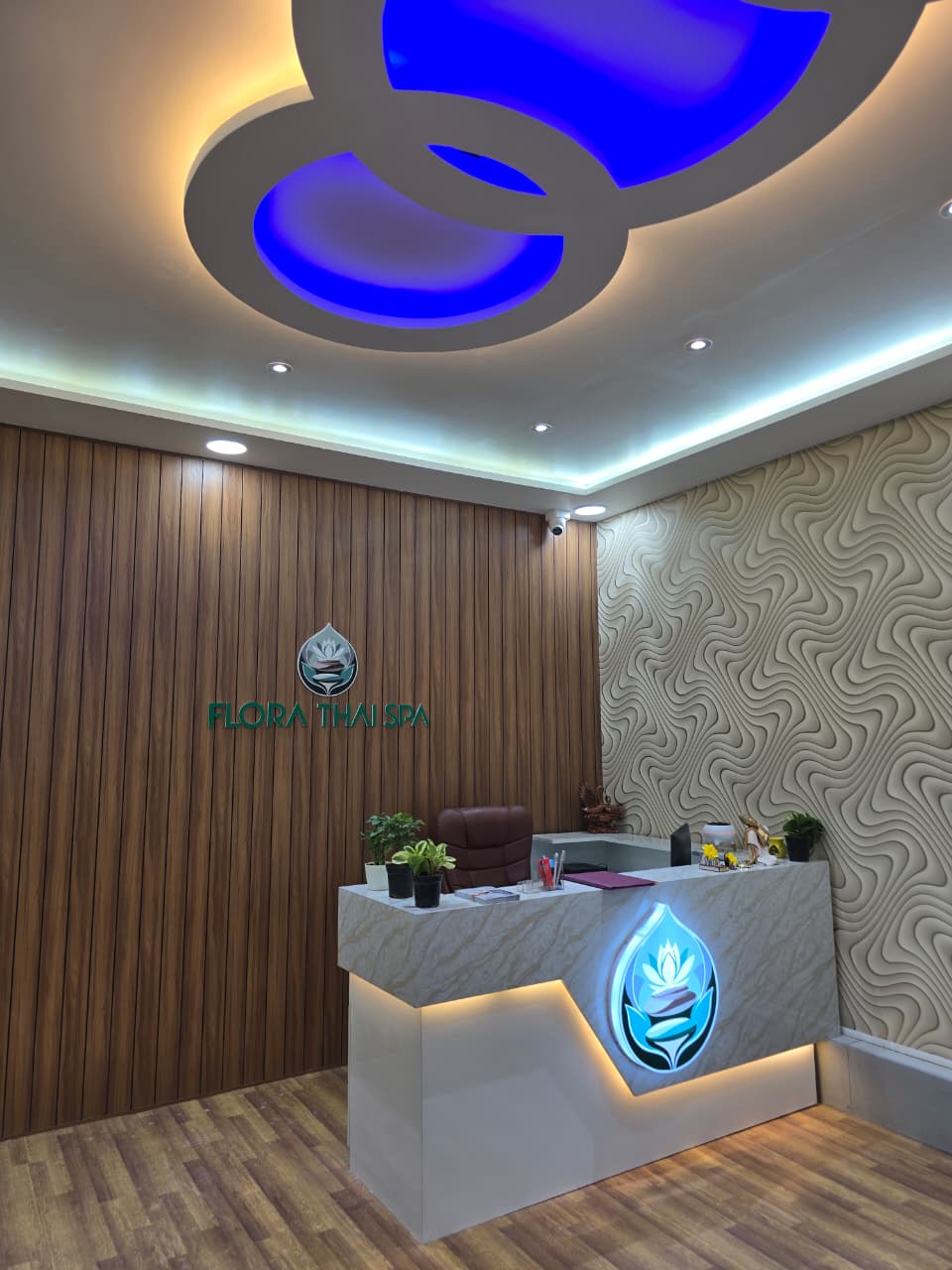 Private therapy room at Flora Thai Spa